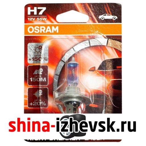 Лампа галогеновая OSRAM — H7-55 Вт, 1 шт. в Ижевске